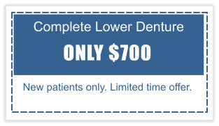 Offer - Complete Lower denture
