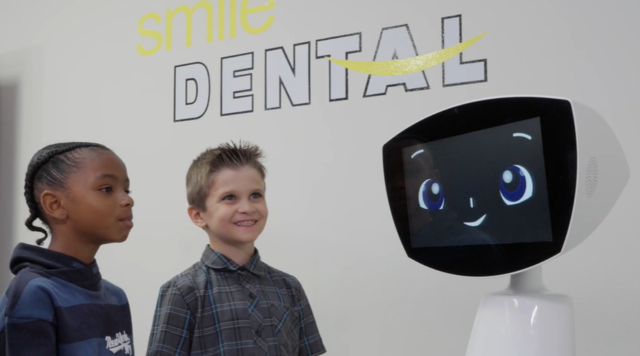 Robin the Robot at Smile Dental Group